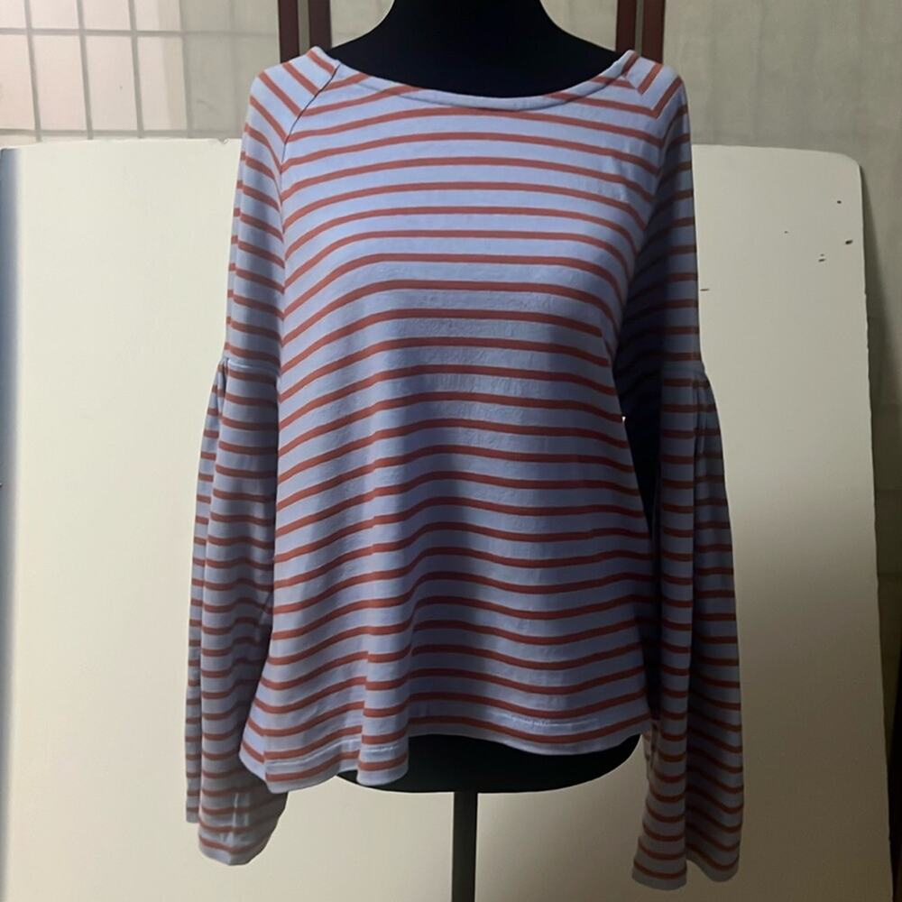 MADEWELL STRIPED‎ SWEATSHIRT SIZE L